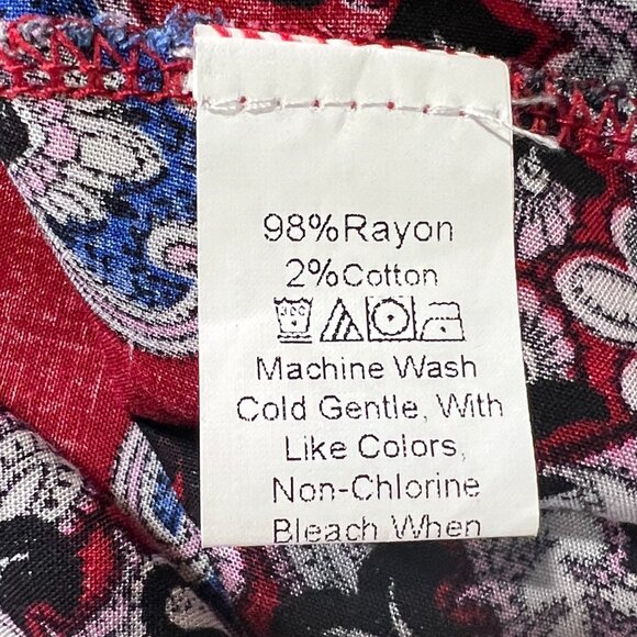 NWOT📌HOTOUCH Rayon - Cotton Mini Multicolor Dress Boho Style with Long Sleeve - Picture 14 of 15